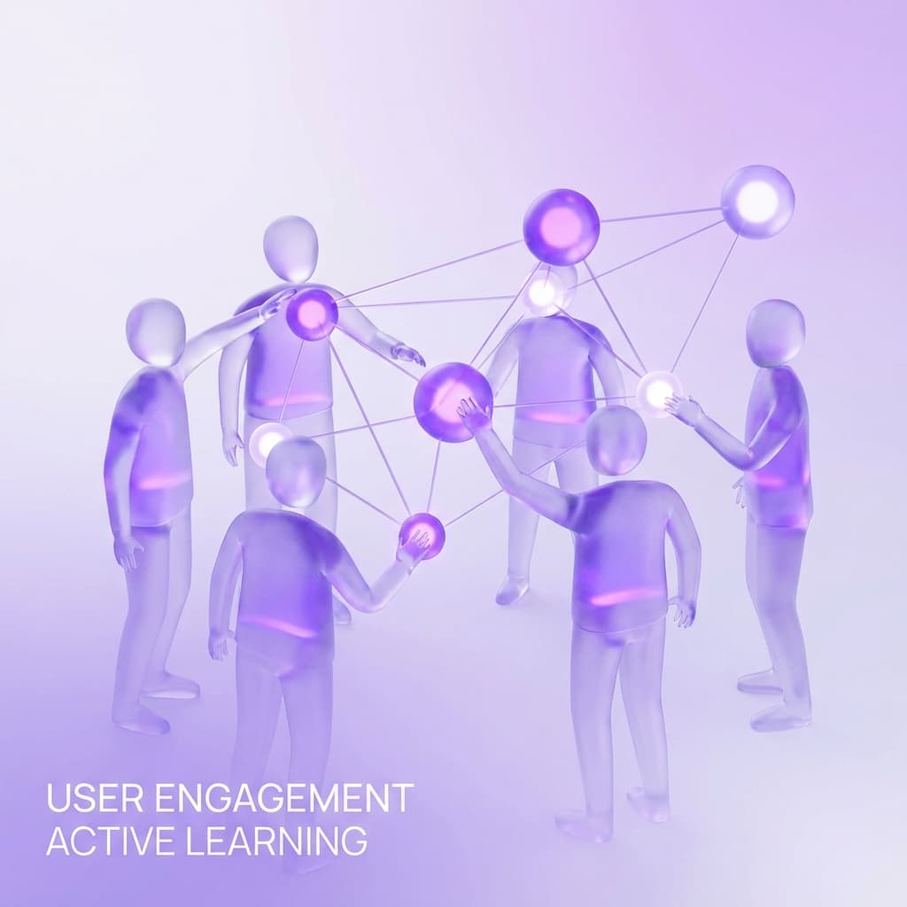 Infographic demonstrating the gap between engagement metrics and actual learning impact, showing the shift from activity tracking to capability measurement